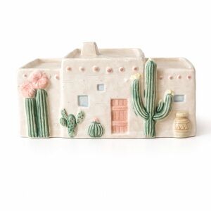 Otagiri Fiji Adobe Pueblo House Butter Dish Vintage Japan 1980's (top only)